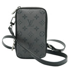 Louis Vuitton Reverse Monogram Eclipse Canvas Double Phone Pouch NM