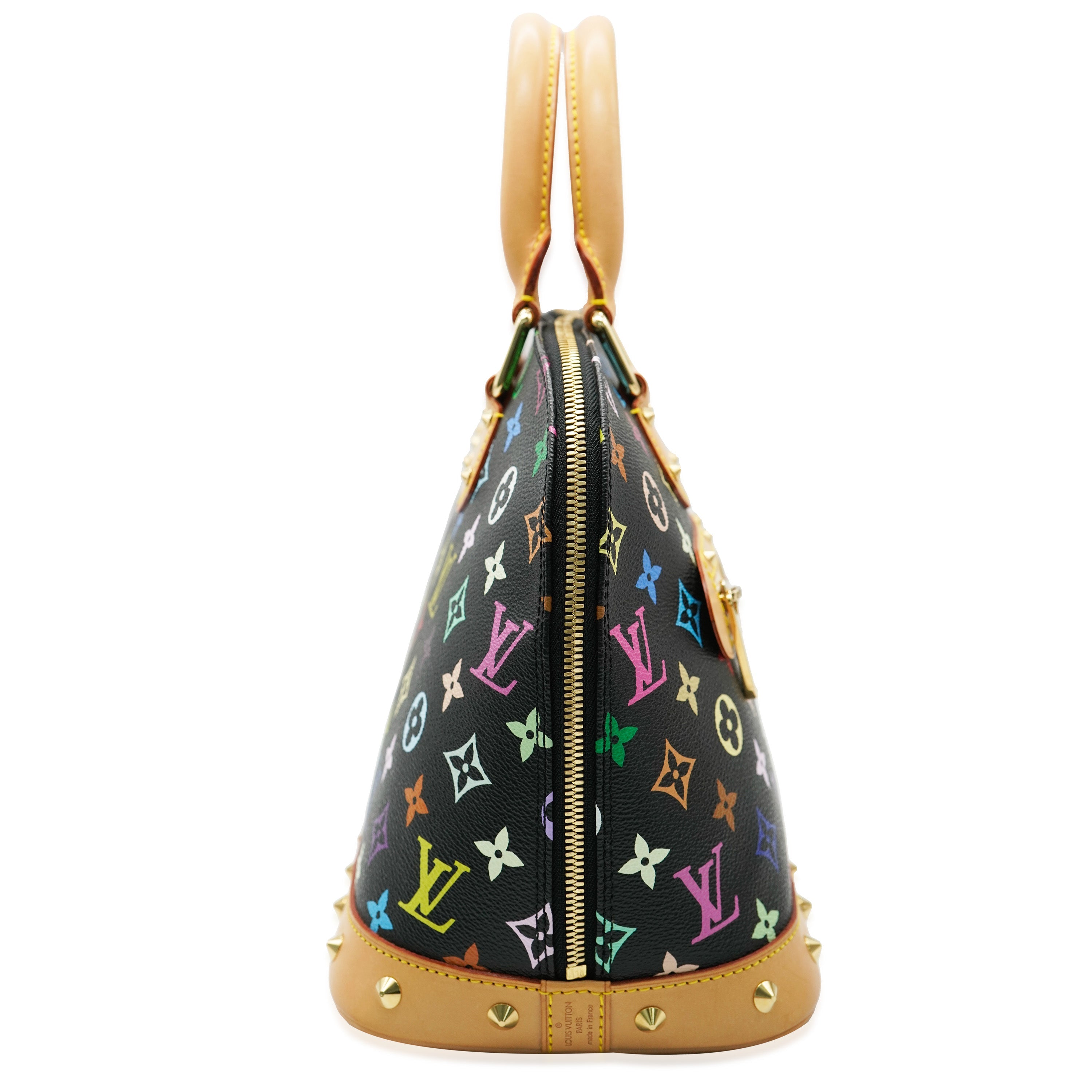 Louis Vuitton Black Multicolore Monogram Canvas Alma PM