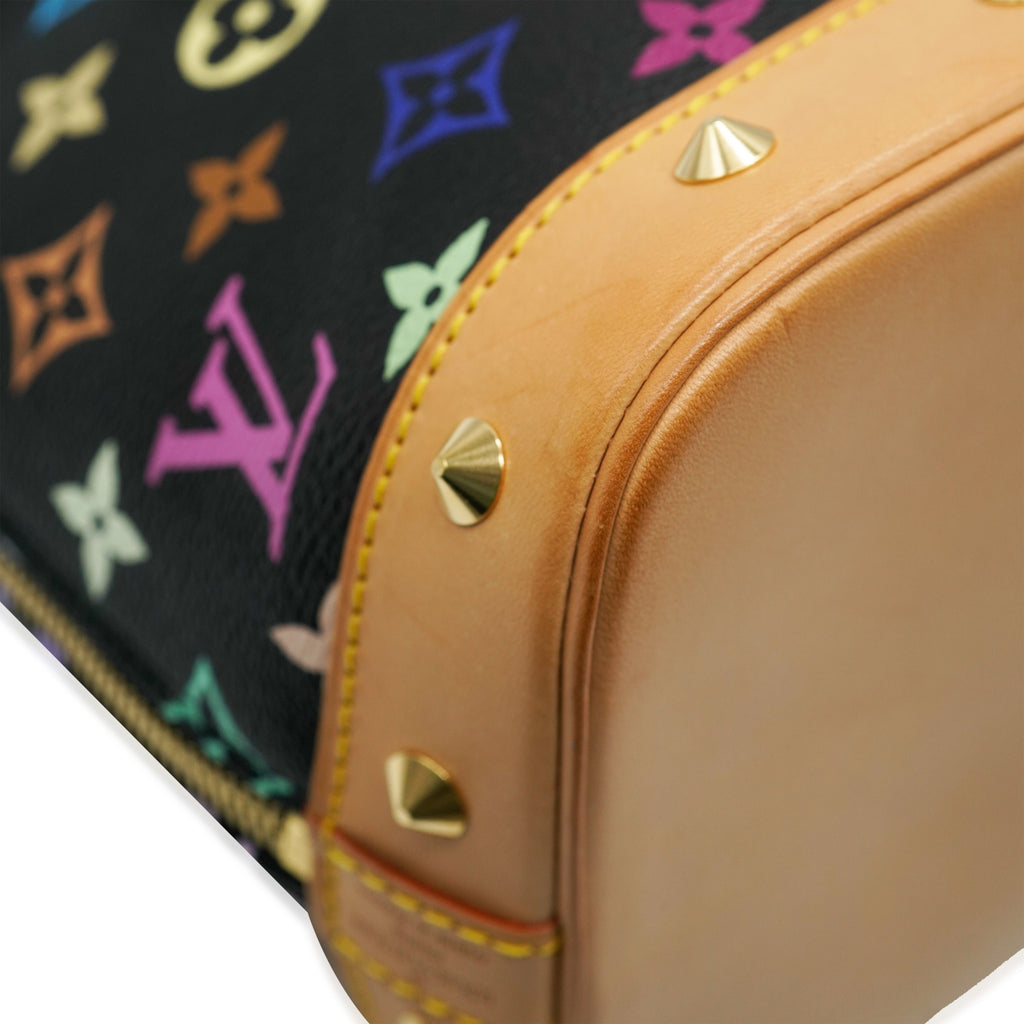 Louis Vuitton Black Multicolore Monogram Canvas Alma PM