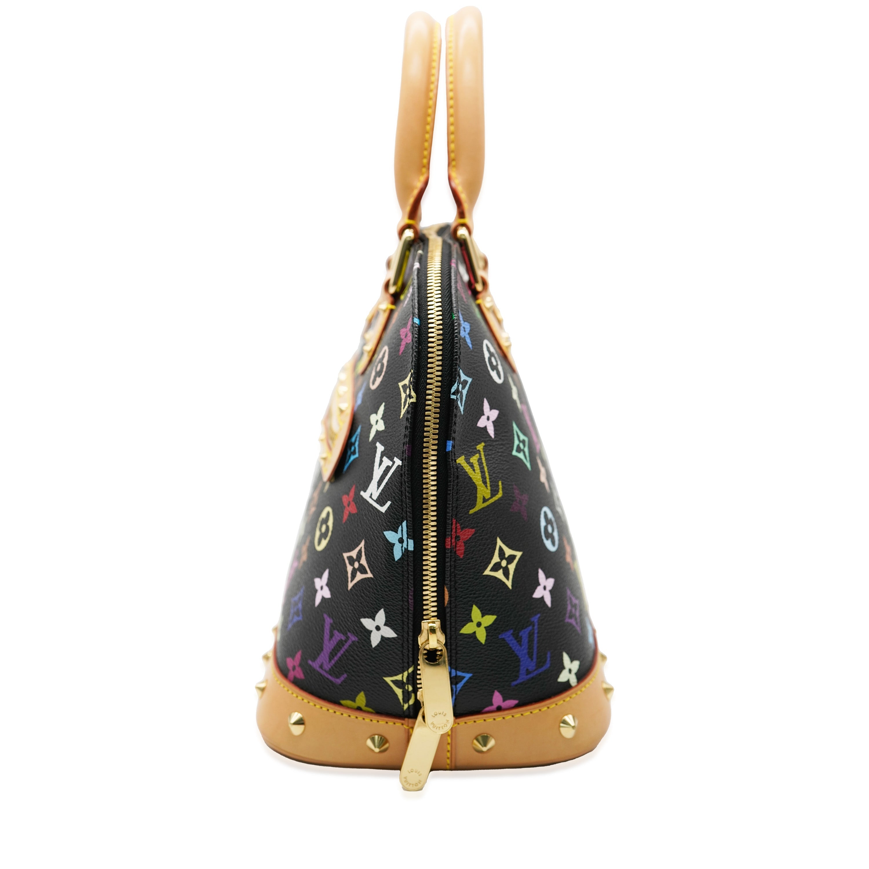 Louis Vuitton Black Multicolore Monogram Canvas Alma PM