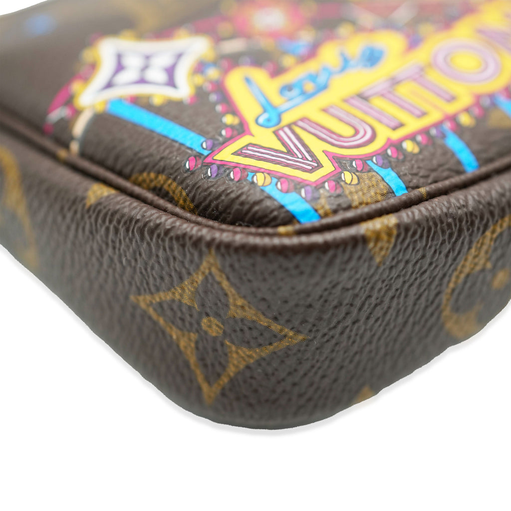 Louis Vuitton Monogram Canvas Christmas Animation Mini Pochette Accessoires