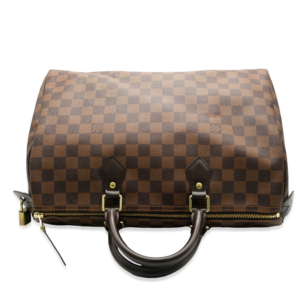 Louis Vuitton Damier Ebene Canvas Speedy 35