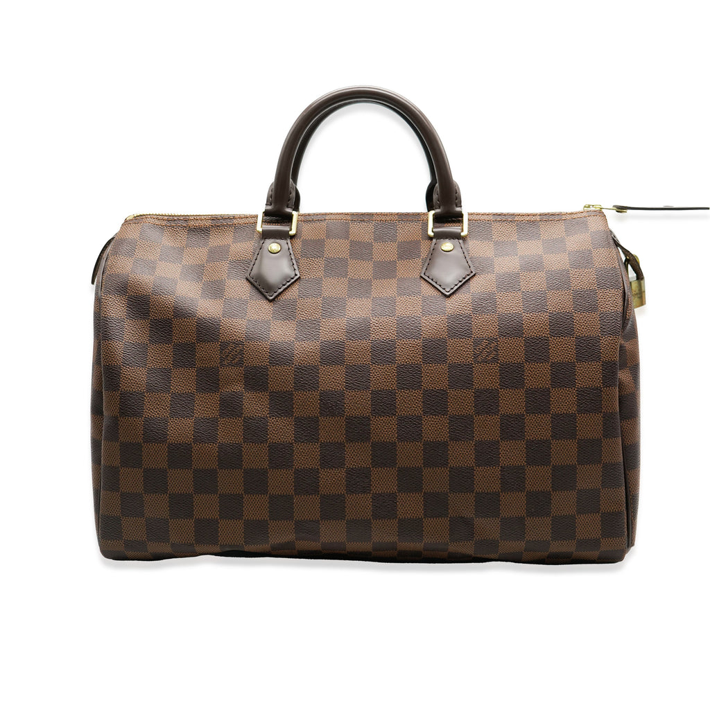 Louis Vuitton Damier Ebene Canvas Speedy 35