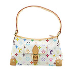 Louis Vuitton White Multicolor Monogram Canvas Eliza