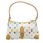 Louis Vuitton White Multicolor Monogram Canvas Eliza