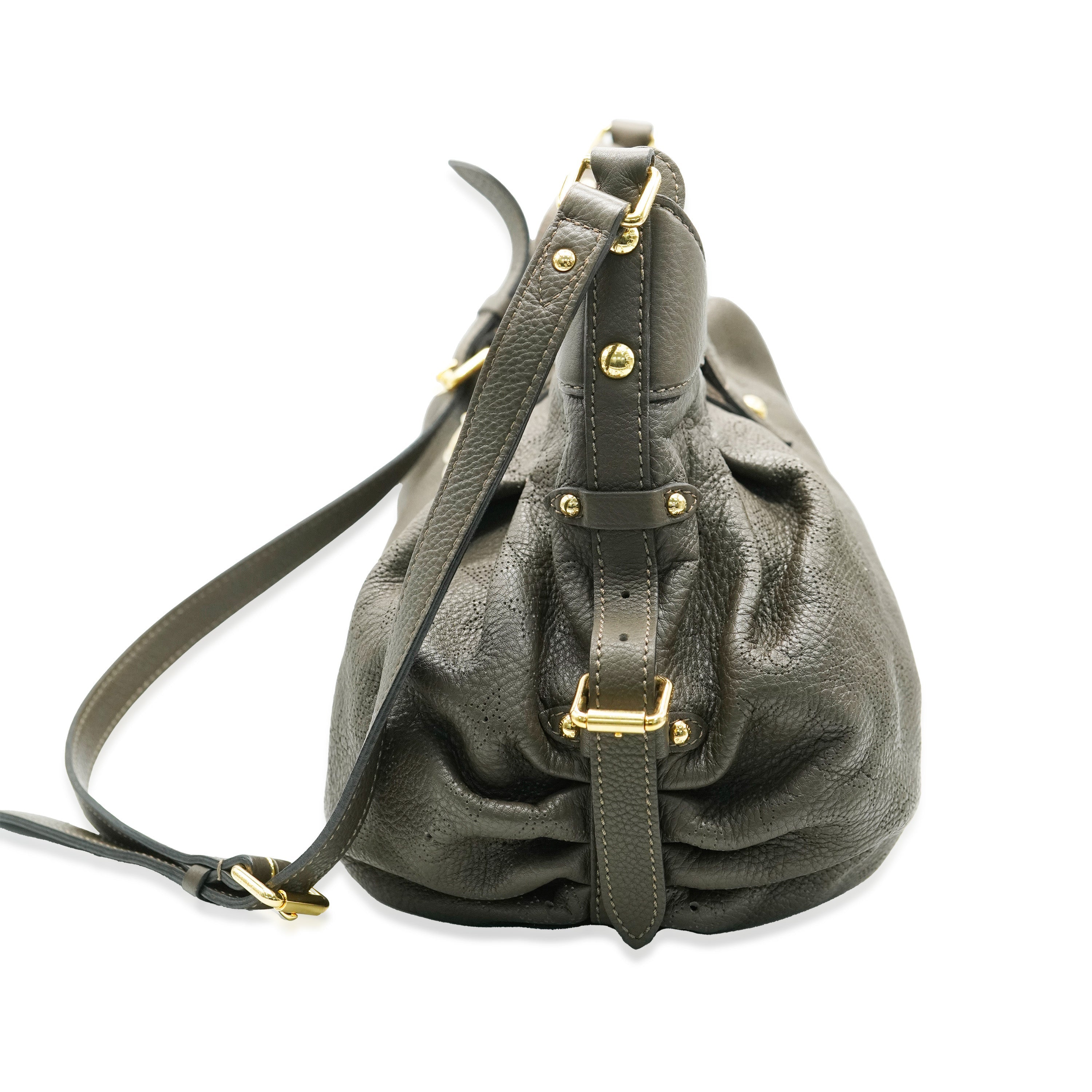 Louis Vuitton Gris Elephant Mahina XS Hobo