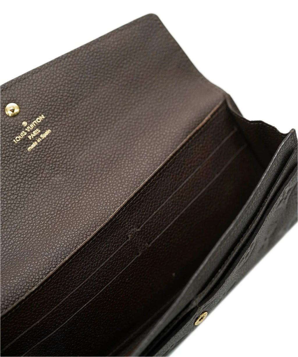 Louis Vuitton Ombre Monogram Empreinte Sarah Wallet