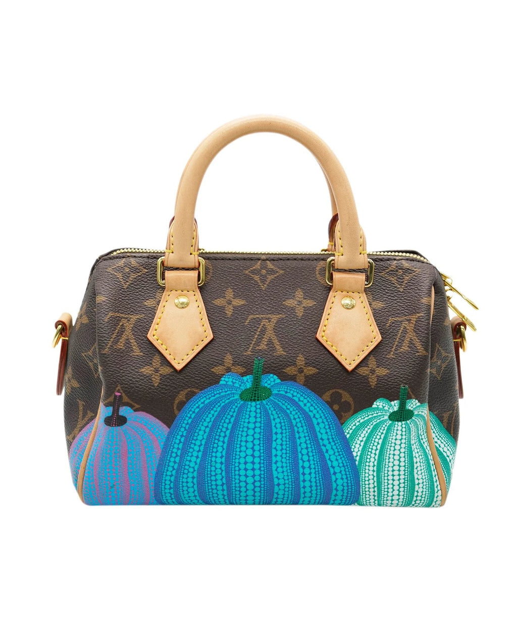 Louis Vuitton x YK Monogram Canvas Pumpkins Speedy Bandouliere 20