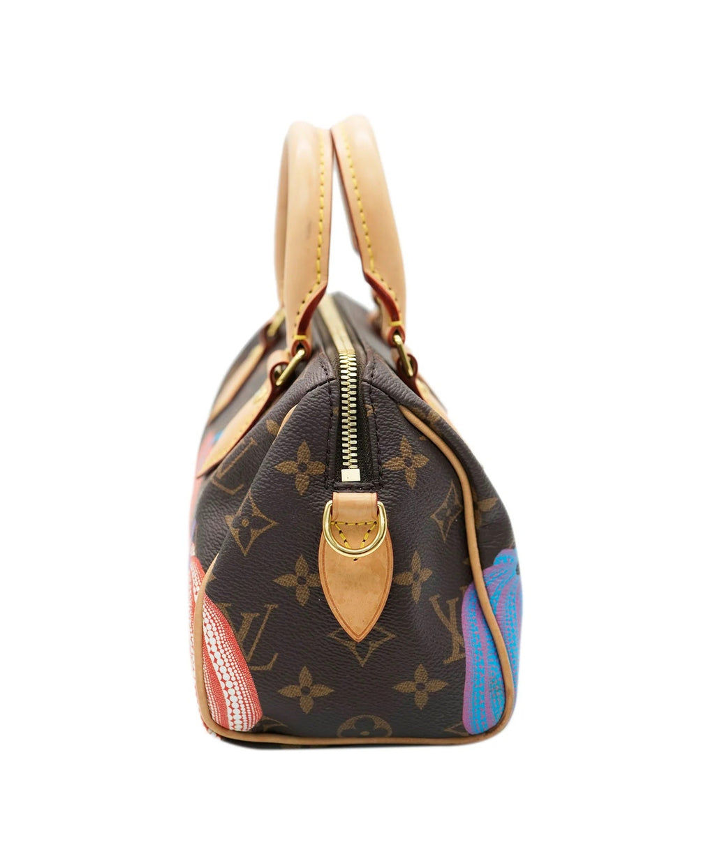 Louis Vuitton x YK Monogram Canvas Pumpkins Speedy Bandouliere 20