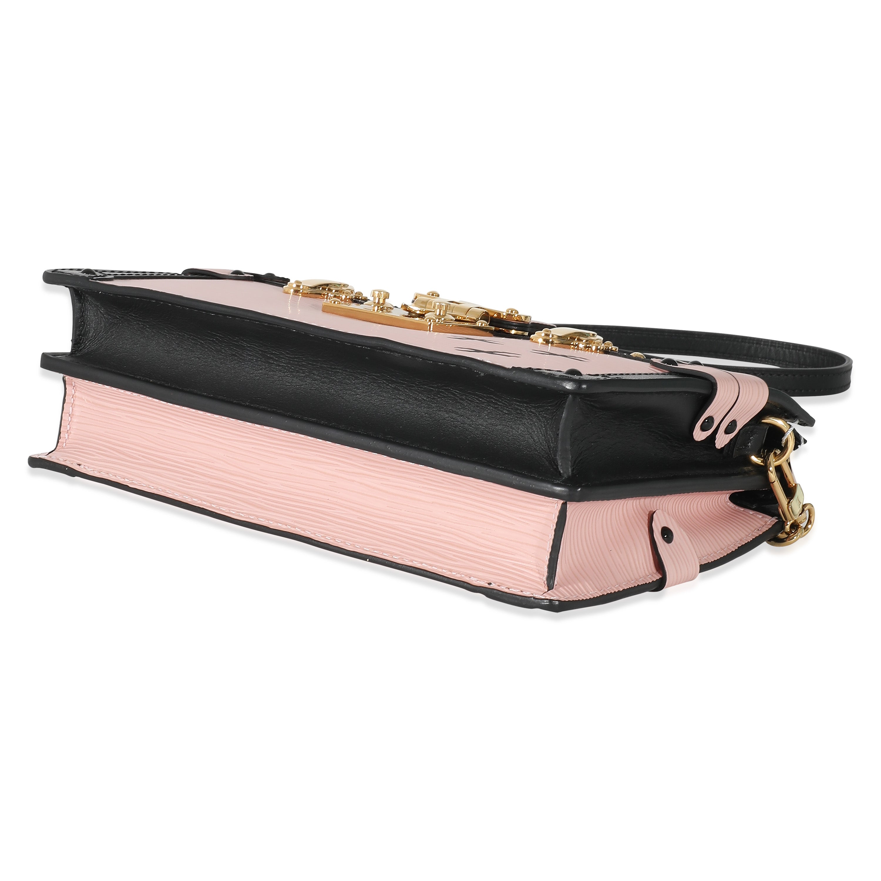 Louis Vuitton Louis Vuitton Rose Ballerine Epi Leather Trunk Clutch Shoulder Bag