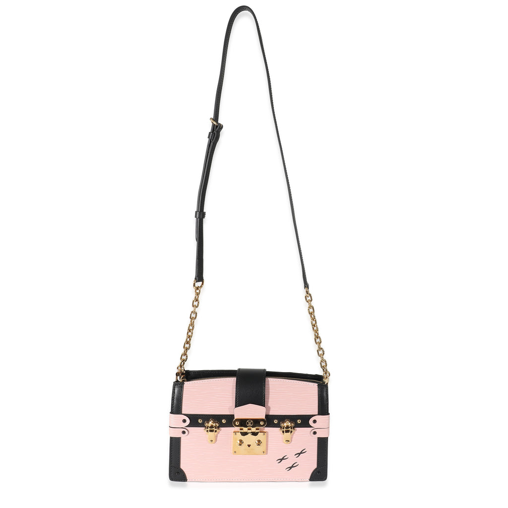 Louis Vuitton Louis Vuitton Rose Ballerine Epi Leather Trunk Clutch Shoulder Bag