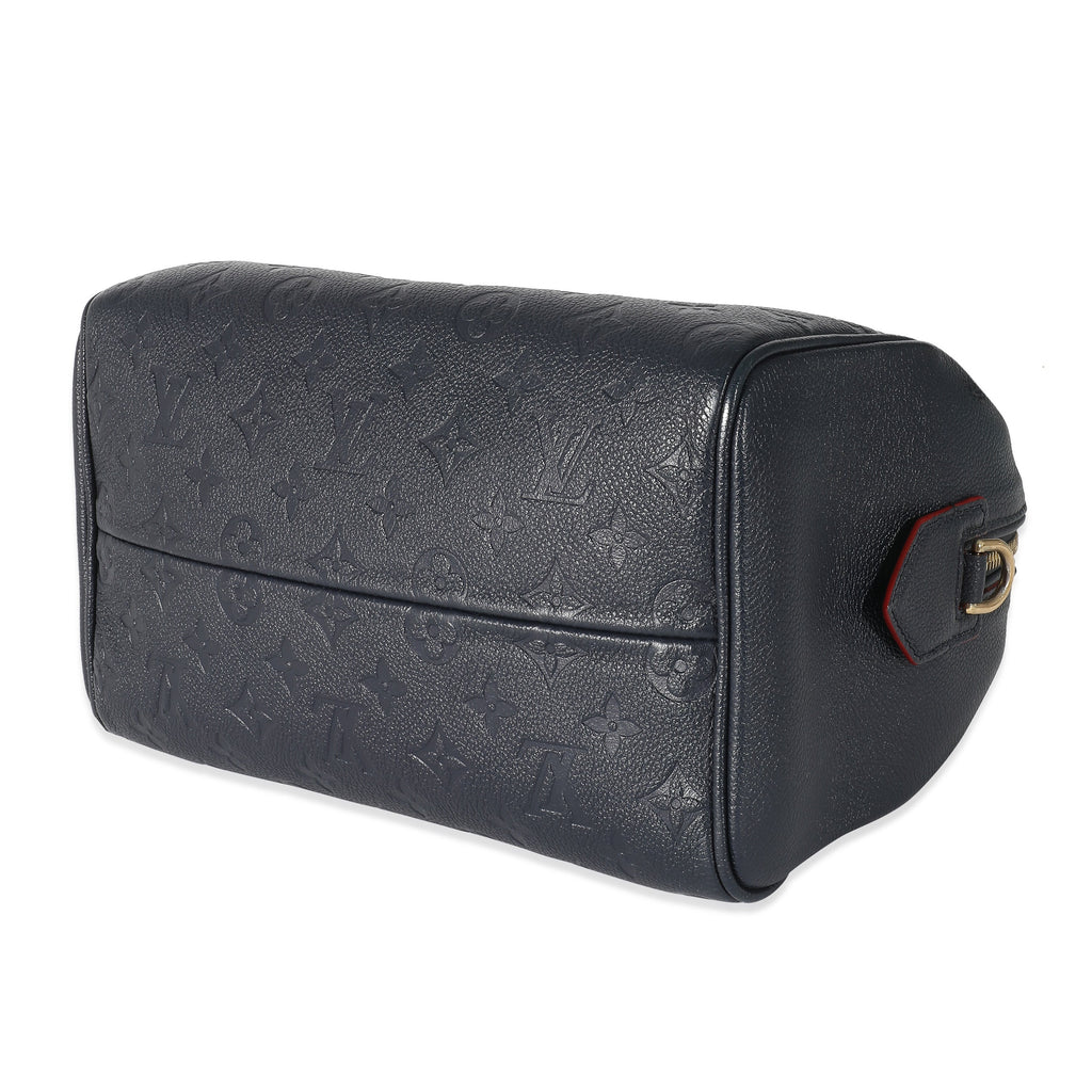 Louis Vuitton Louis Vuitton Marine Rouge Monogram Empreinte Speedy Bandoulière 25 NM