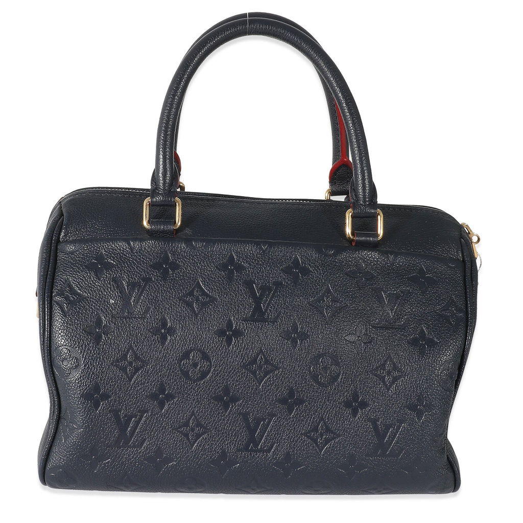 Louis Vuitton Louis Vuitton Marine Rouge Monogram Empreinte Speedy Bandoulière 25 NM