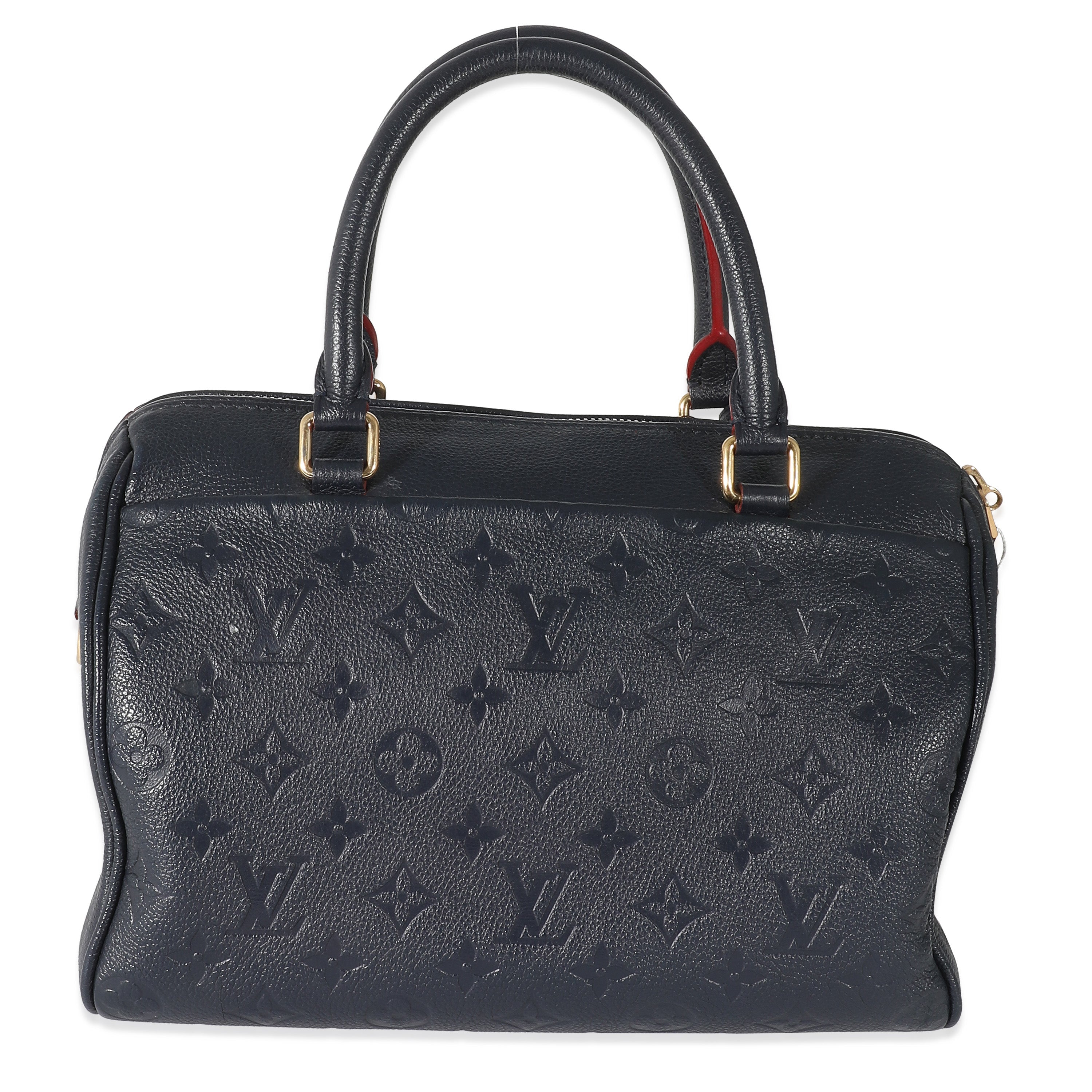 Louis Vuitton Louis Vuitton Marine Rouge Monogram Empreinte Speedy Bandoulière 25 NM