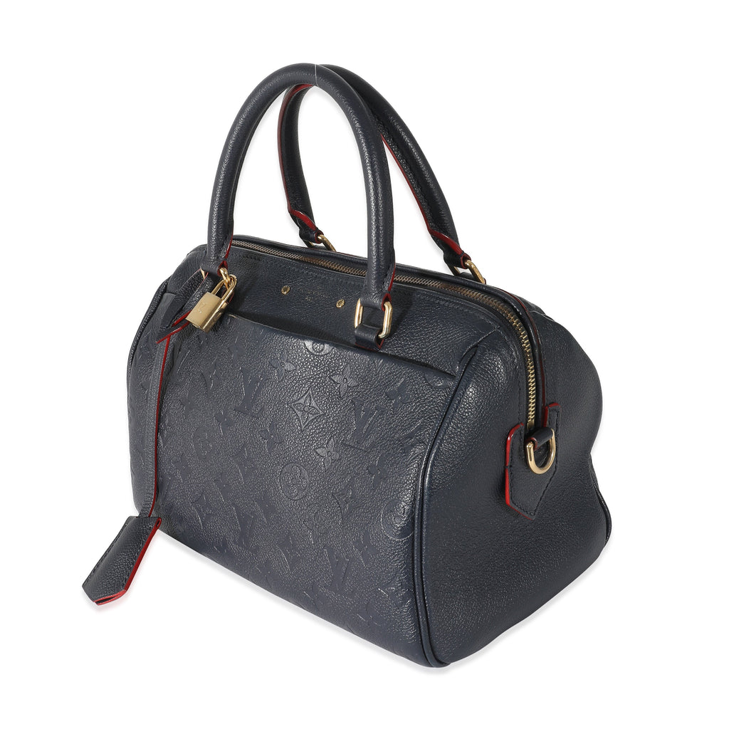 Louis Vuitton Louis Vuitton Marine Rouge Monogram Empreinte Speedy Bandoulière 25 NM