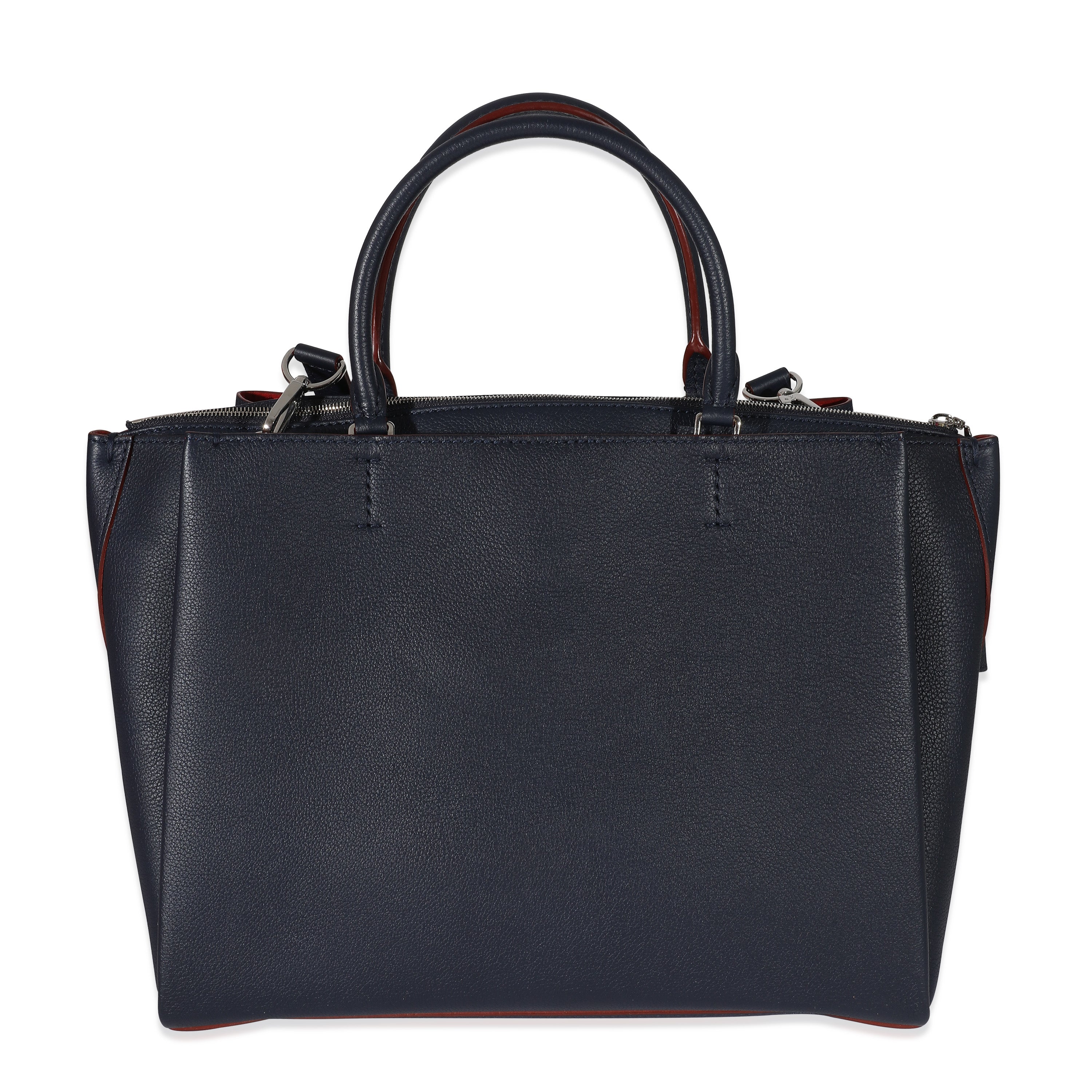 Louis Vuitton Louis Vuitton Calfskin Marine Rouge Lockmeto Tote
