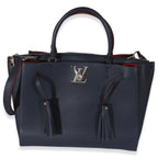 Louis Vuitton Louis Vuitton Calfskin Marine Rouge Lockmeto Tote