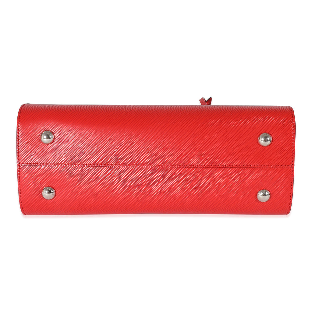 Louis Vuitton Louis Vuitton Red Epi Leather Twisted Tote Bag