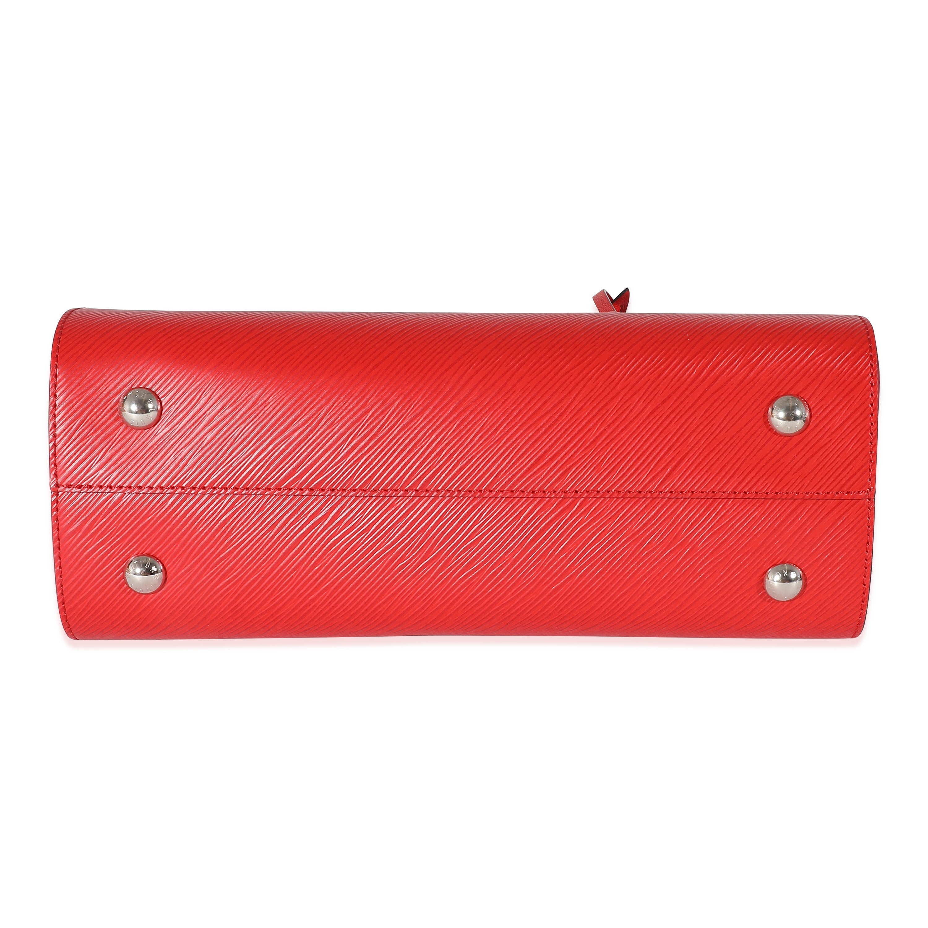 Louis Vuitton Louis Vuitton Red Epi Leather Twisted Tote Bag
