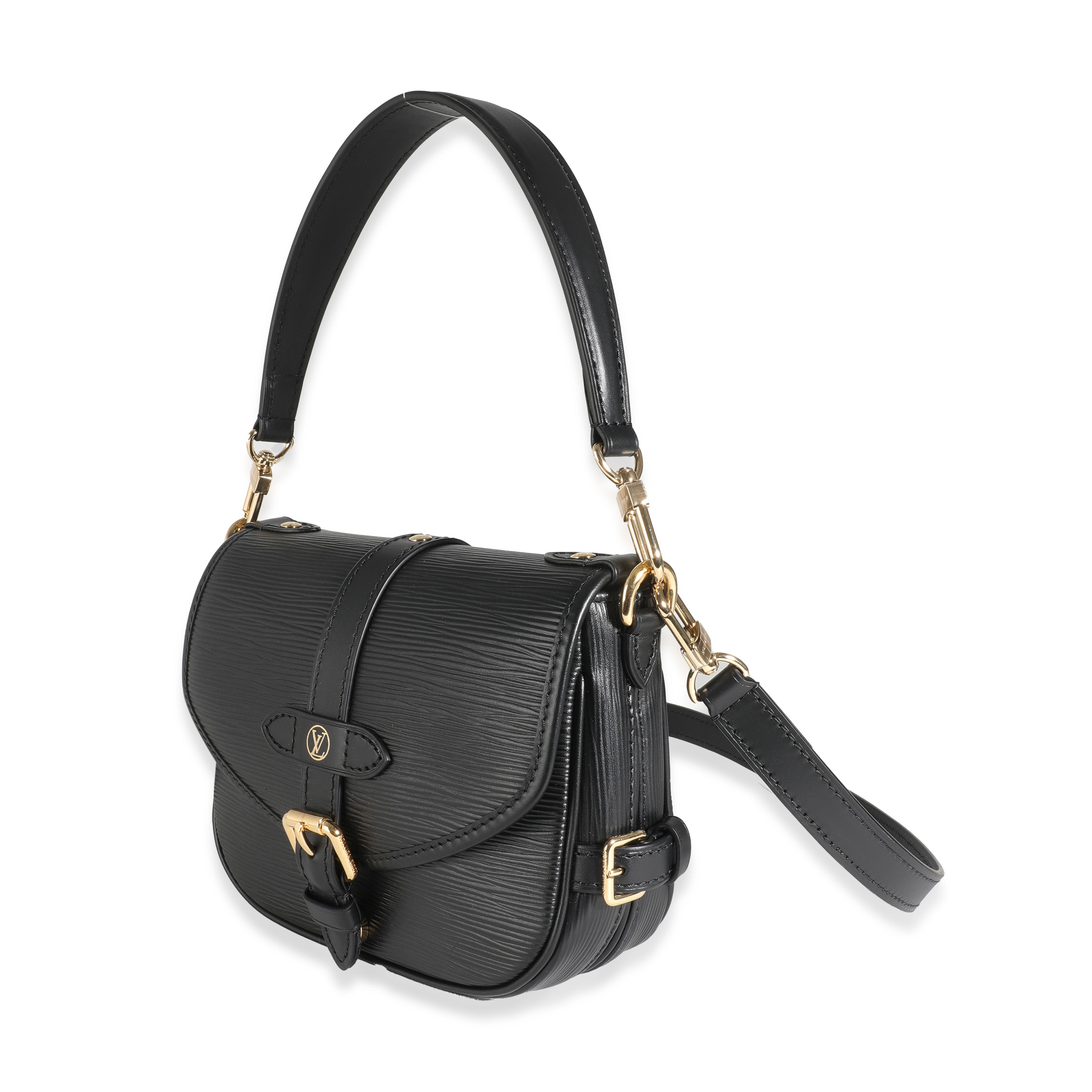 Louis Vuitton Black Epi Saumur BB