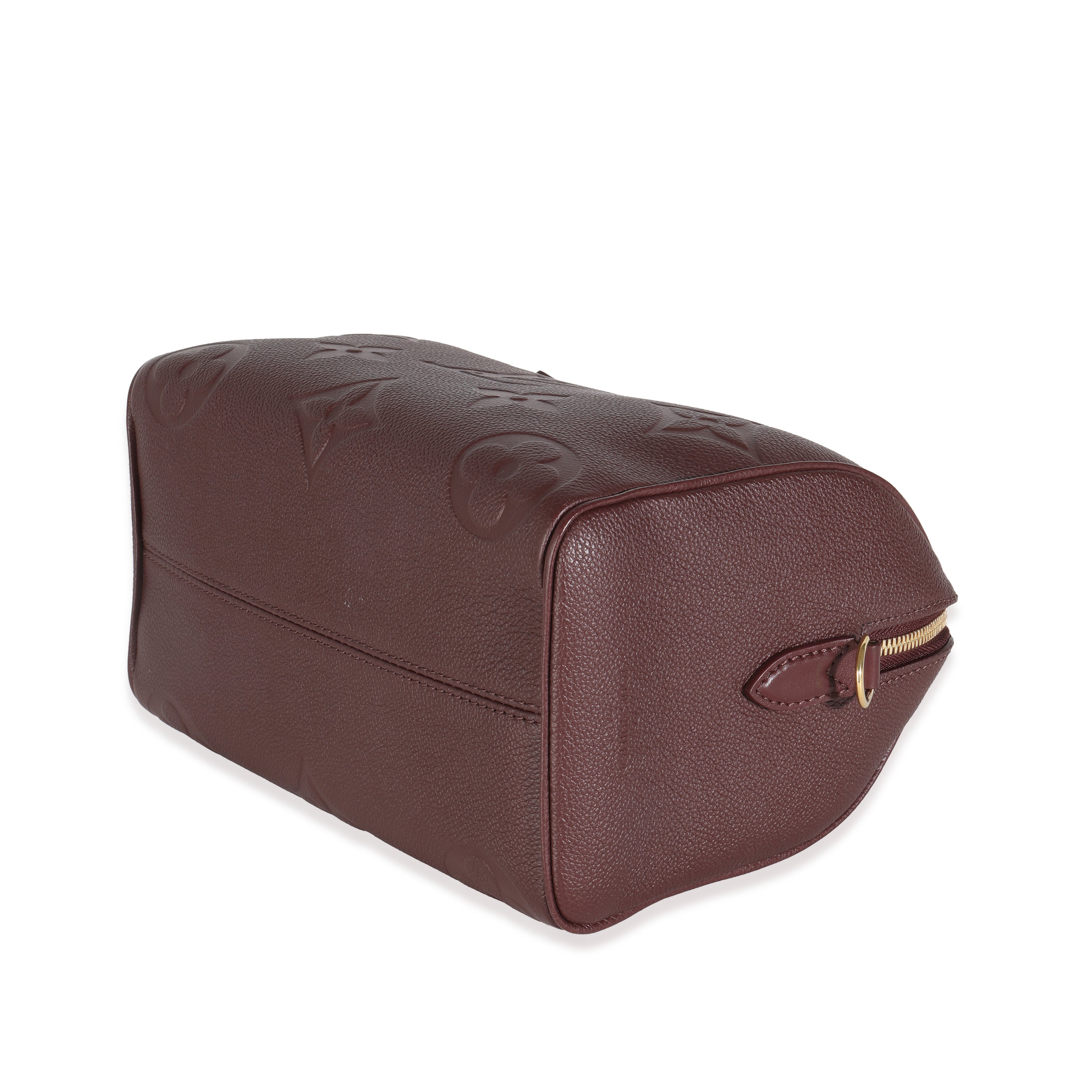 Louis Vuitton Wine Monogram Giant Empreinte Speedy Bandouliere 25