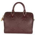 Louis Vuitton Wine Monogram Giant Empreinte Speedy Bandouliere 25