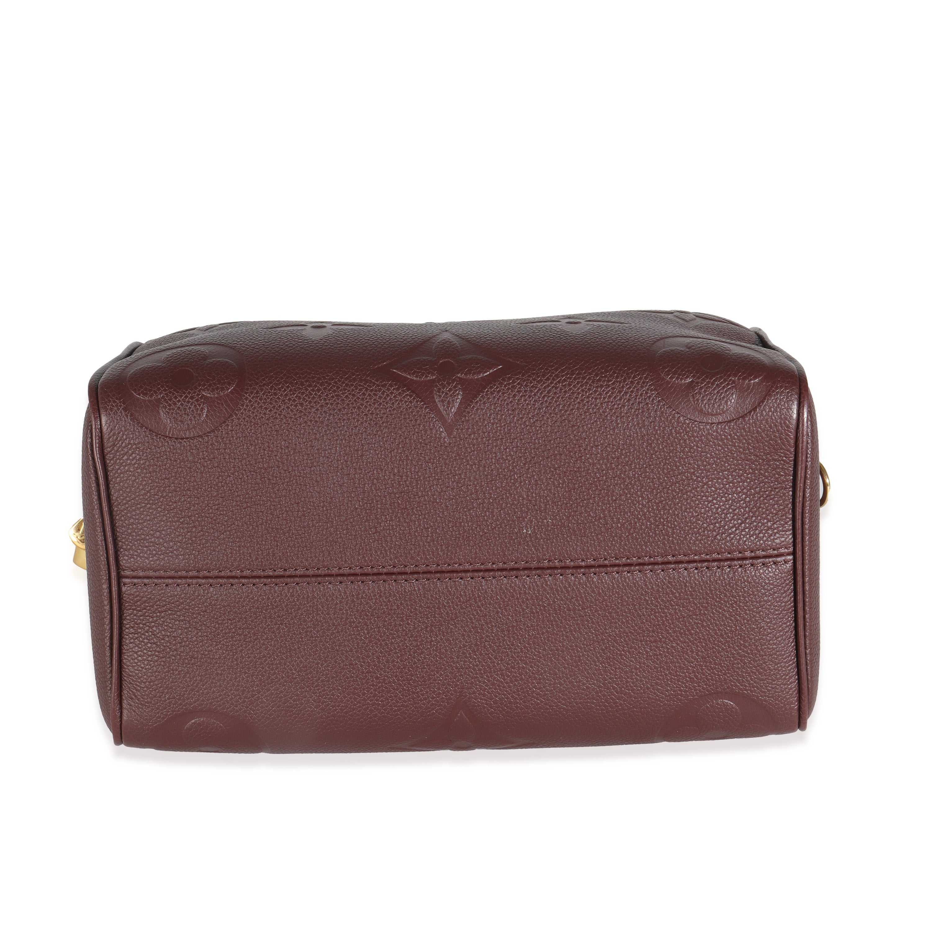Louis Vuitton Wine Monogram Giant Empreinte Speedy Bandouliere 25