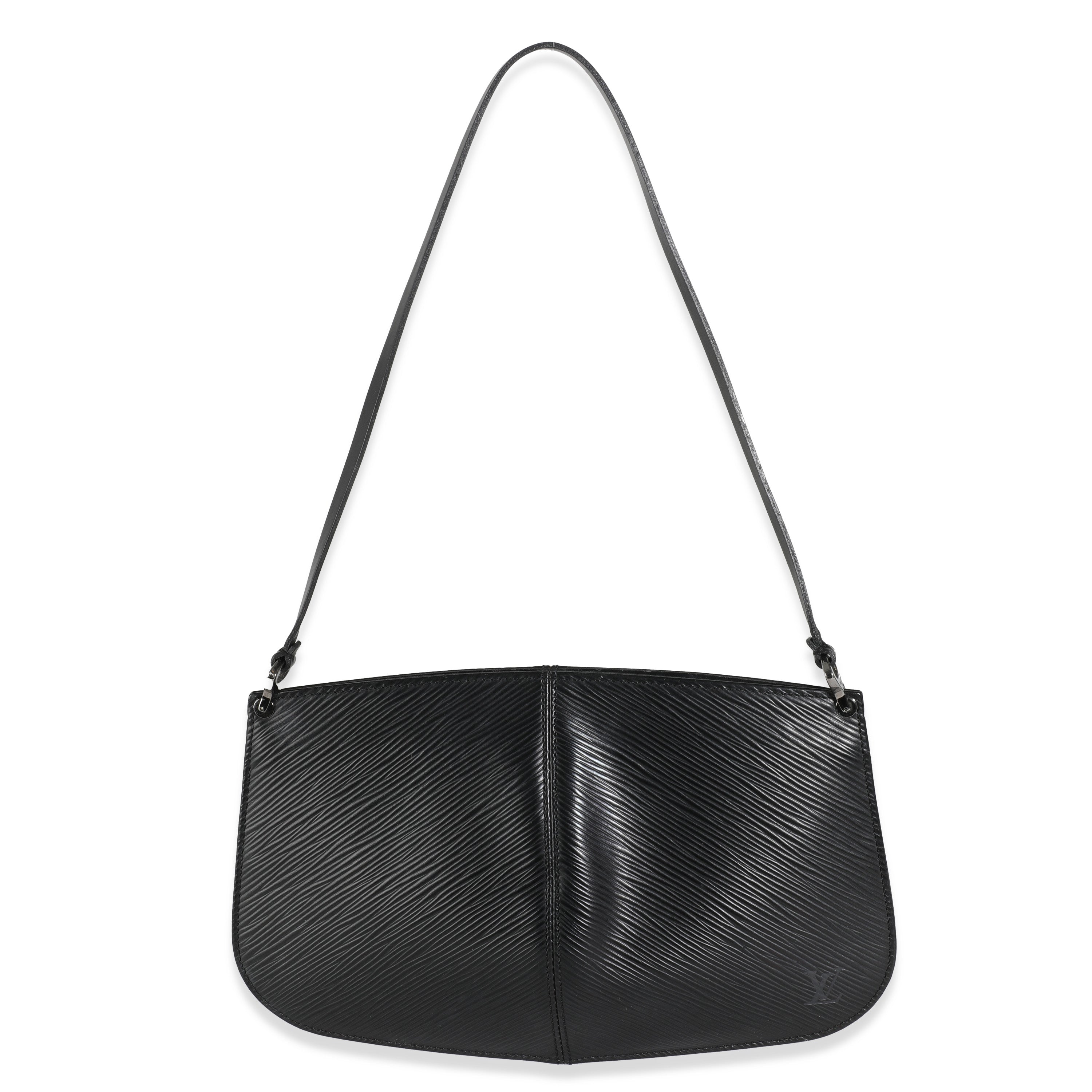 Louis Vuitton Black Epi Demi Lune