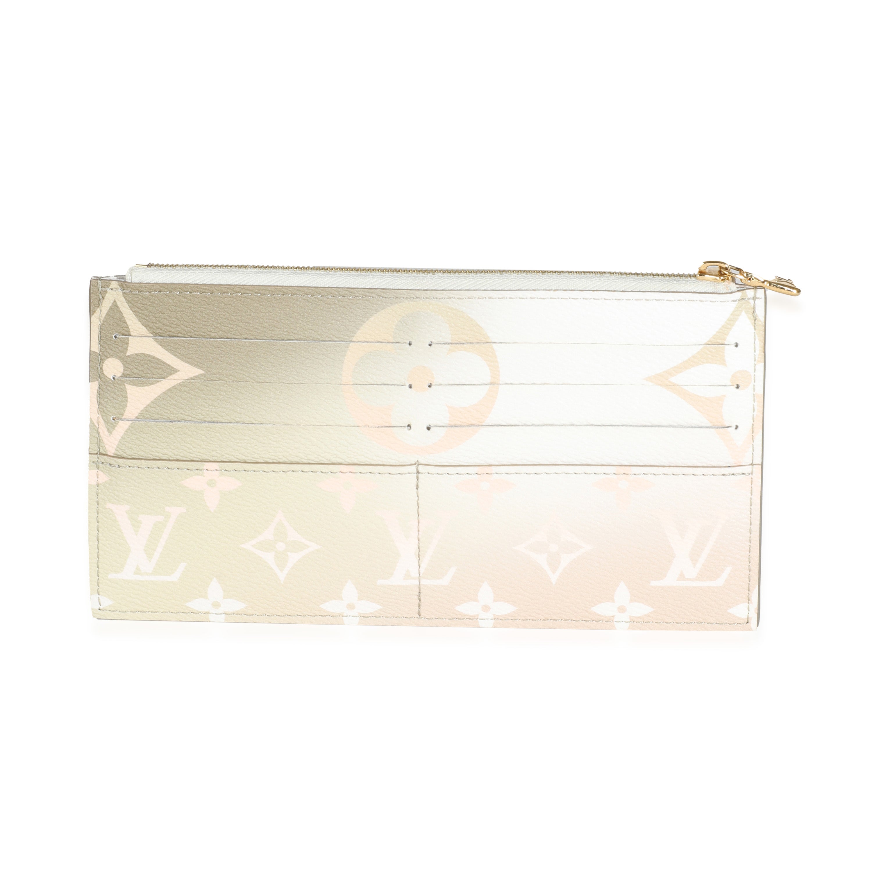 Louis Vuitton Sunset Khaki Monogram Canvas Spring In The City Slim Purse