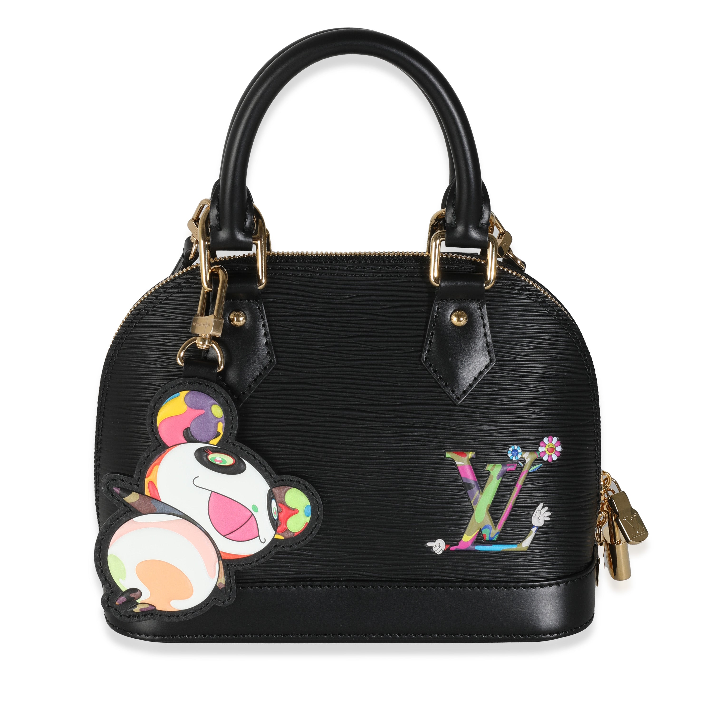 Louis Vuitton x TM Black Epi Alma BB