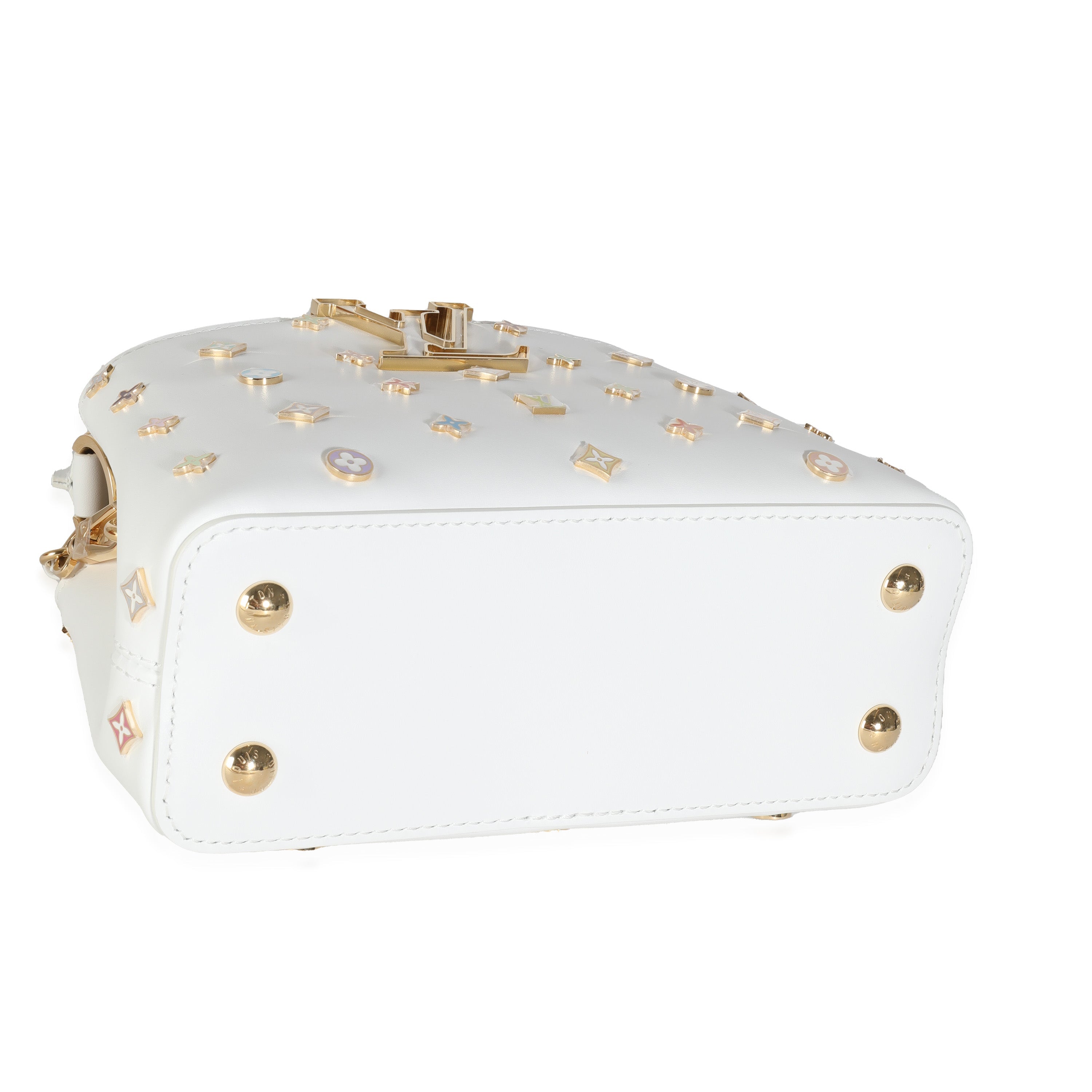 Louis Vuitton x TM White Taurillon Mini Capucines
