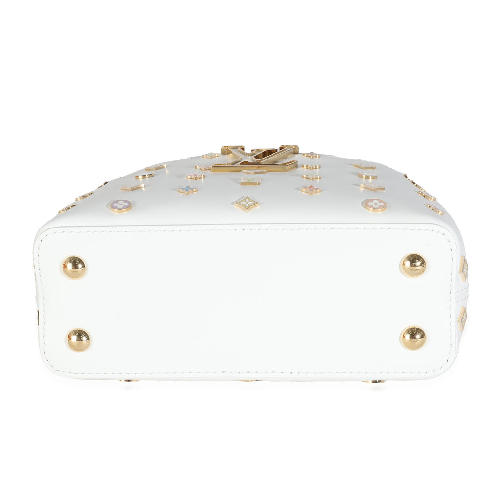 Louis Vuitton x TM White Taurillon Mini Capucines