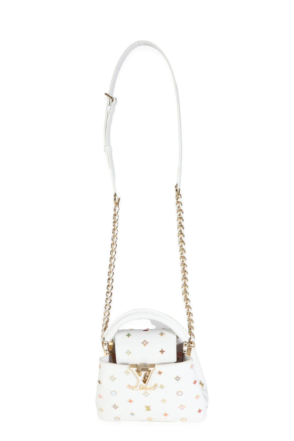 Louis Vuitton x TM White Taurillon Mini Capucines