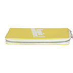 Louis Vuitton Jaune Taurillon Logo Vertical Zippy Wallet