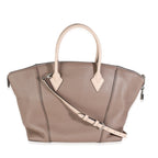 Louis Vuitton Taupe Petale Taurillon Soft Lockit MM