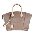 Louis Vuitton Taupe Petale Taurillon Soft Lockit MM