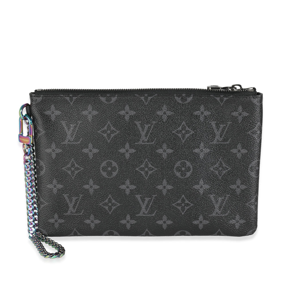 Louis Vuitton Monogram Eclipse Canvas Fragment Design Ipad Pouch