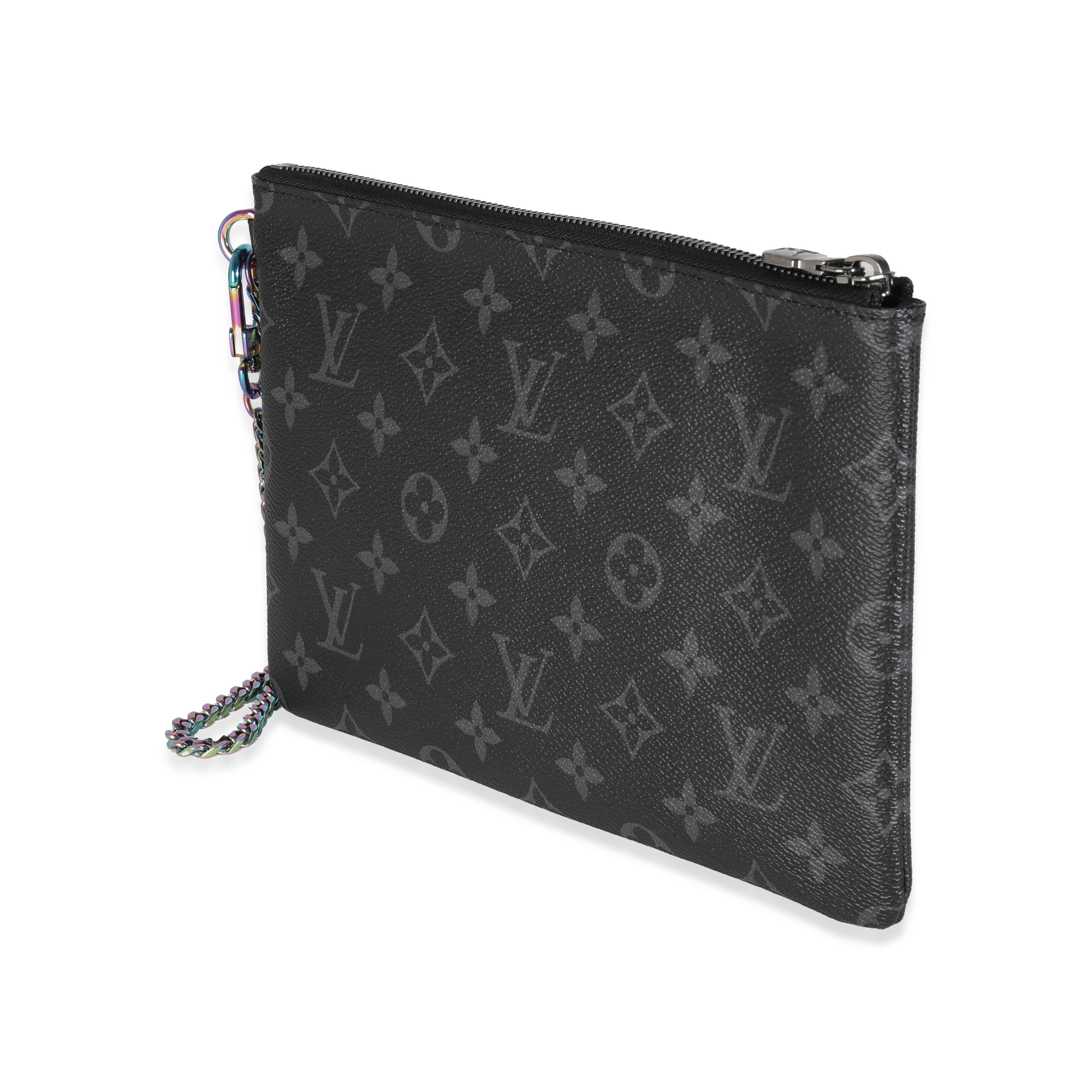 Louis Vuitton Monogram Eclipse Canvas Fragment Design Ipad Pouch