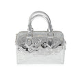 Louis Vuitton Silver Monogram Miroir Speedy Bandouliere 20 NM