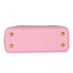 Louis Vuitton Candy Pink Taurillon Flower Chain Mini Capucines