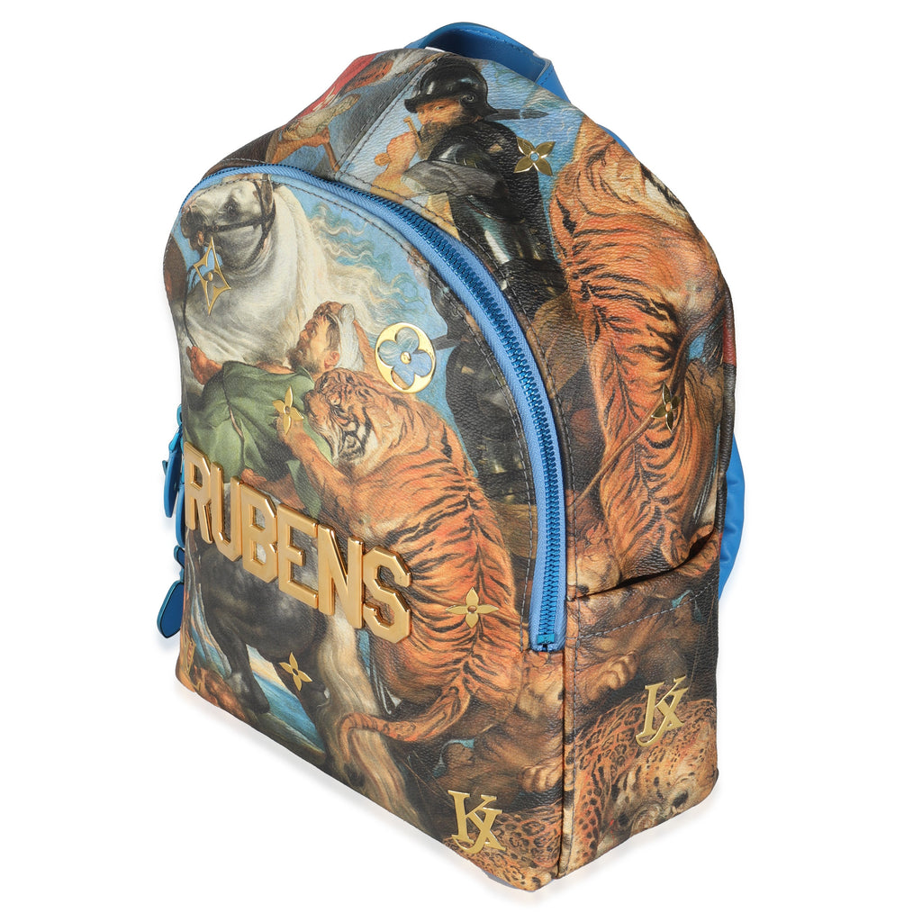 Louis Vuitton x Jeff Koons Multicolor Canvas Rubens Palm Springs Backpack