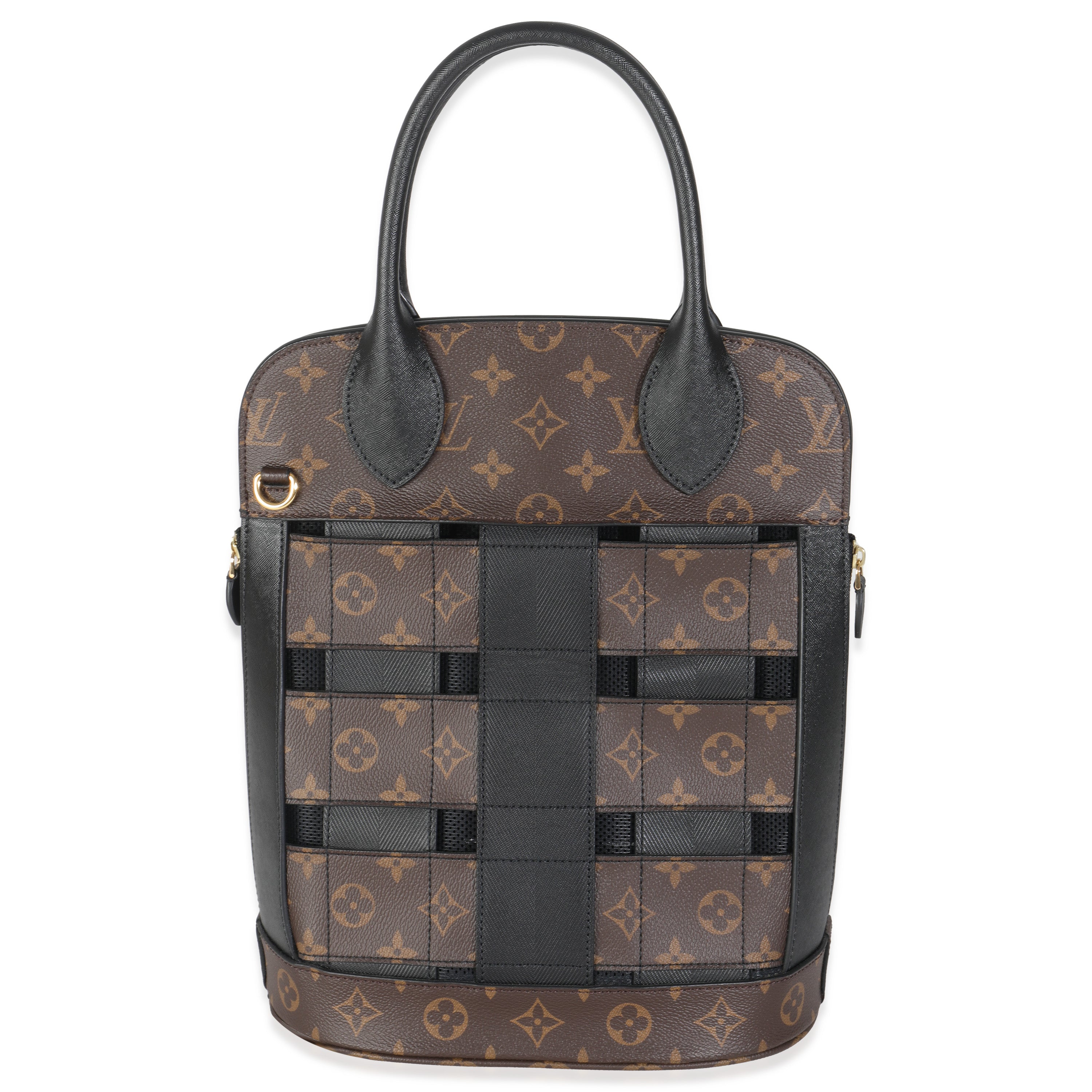Louis Vuitton Black Monogram Canvas Tressage