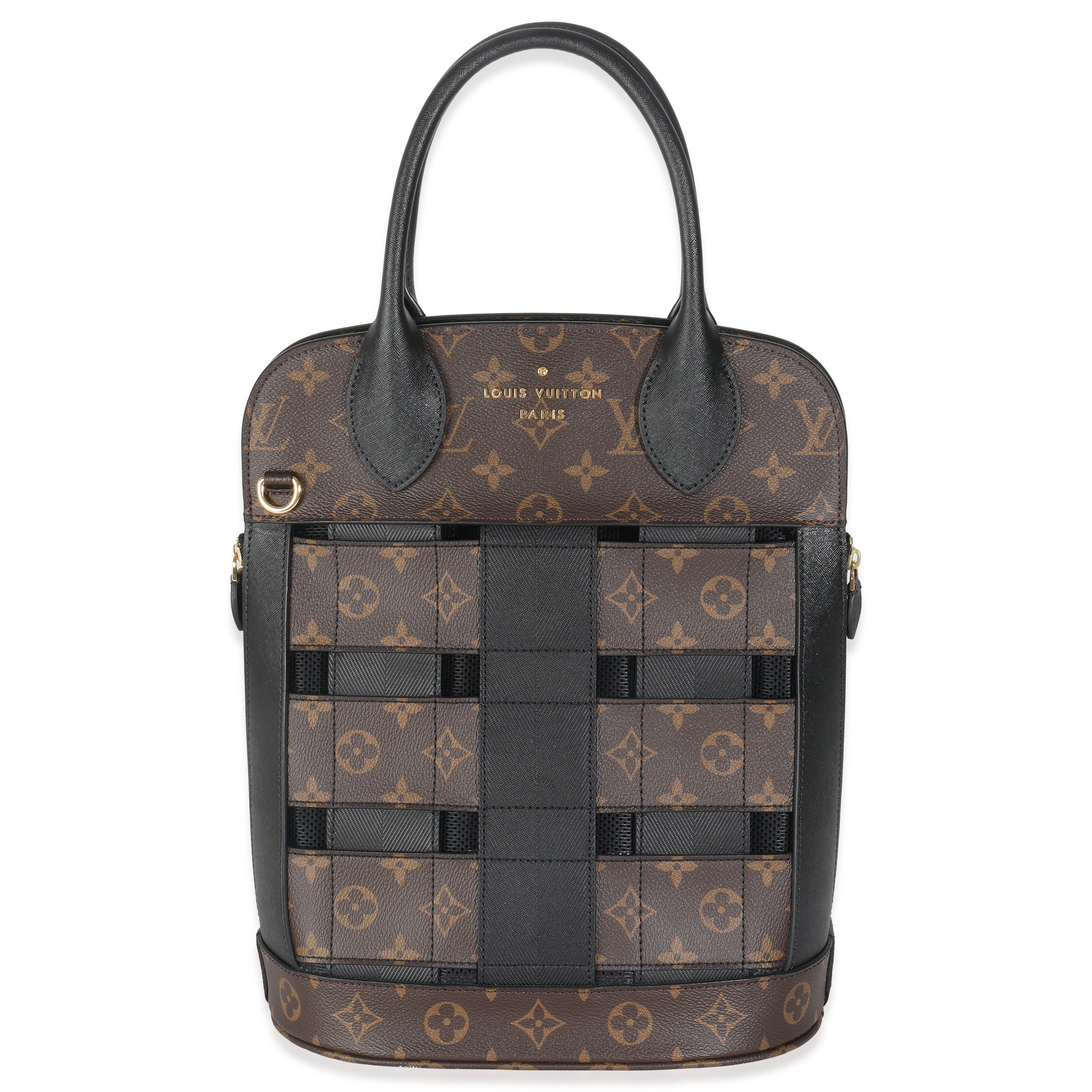 Louis Vuitton Black Monogram Canvas Tressage