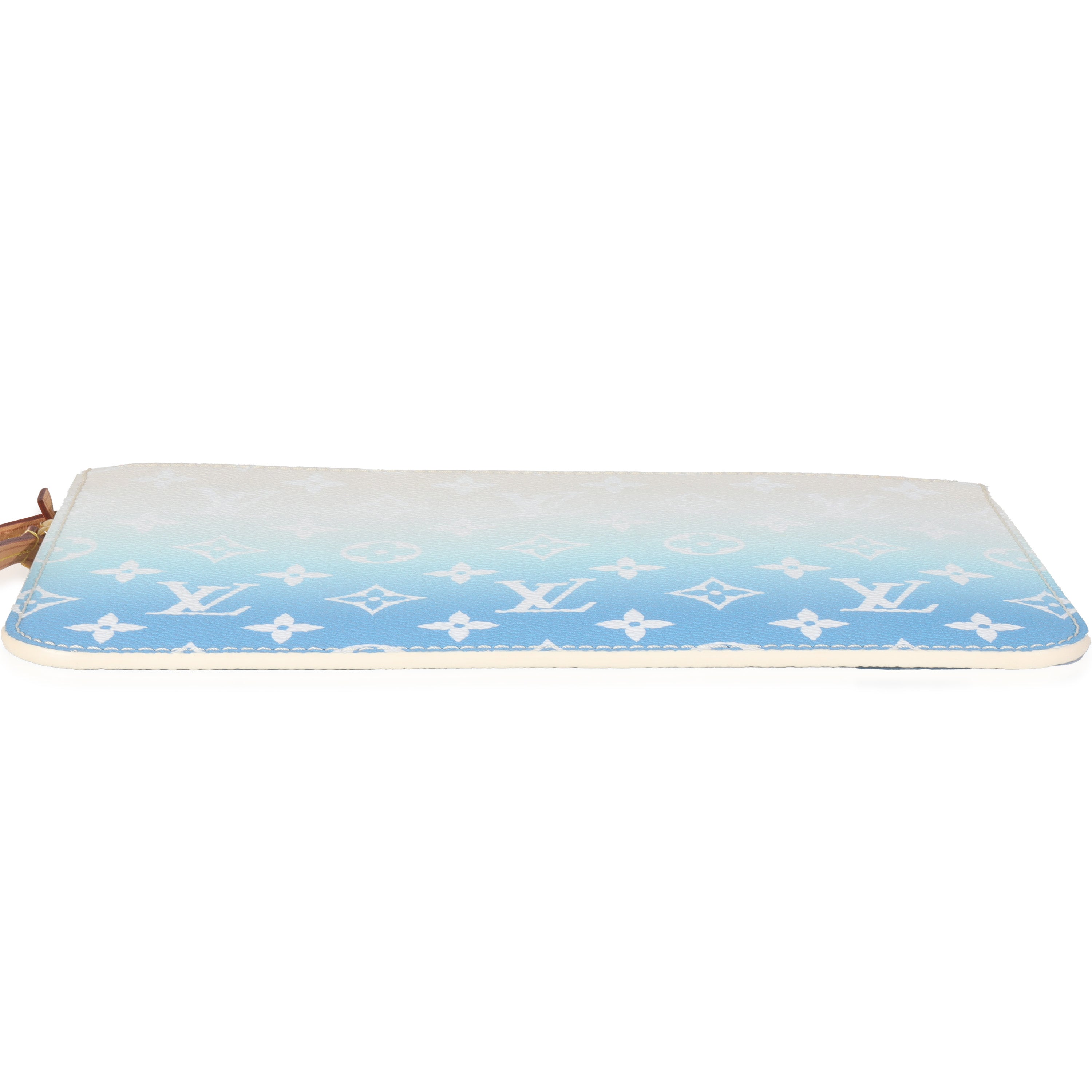 Louis Vuitton Blue By The Pool Monogram Canvas Neverfull Pouch