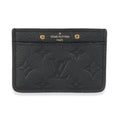 Louis Vuitton Black Monogram Empreinte Credit Card Holder