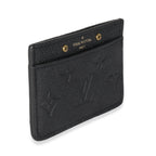 Louis Vuitton Black Monogram Empreinte Credit Card Holder