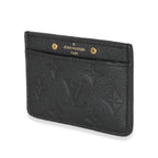 Louis Vuitton Black Monogram Empreinte Credit Card Holder