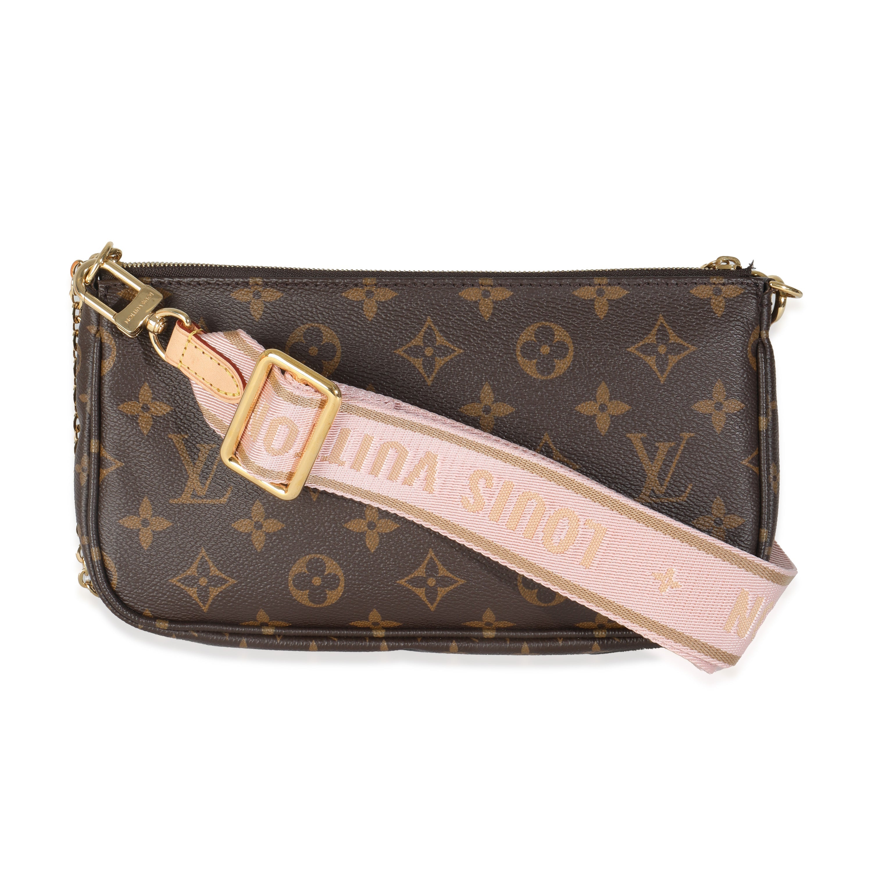 Louis Vuitton Rose Clair Monogram Canvas Multi Pochette Accessoires