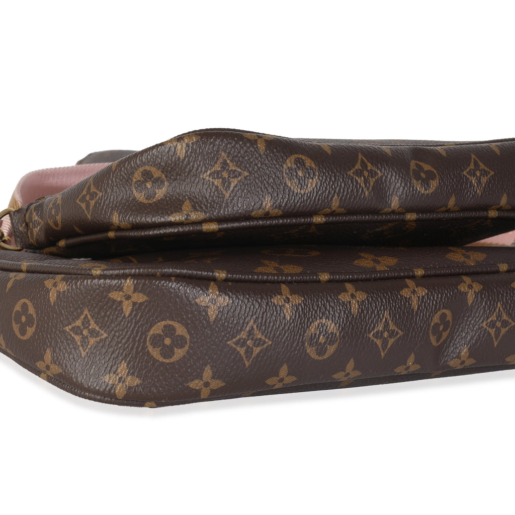 Louis Vuitton Rose Clair Monogram Canvas Multi Pochette Accessoires