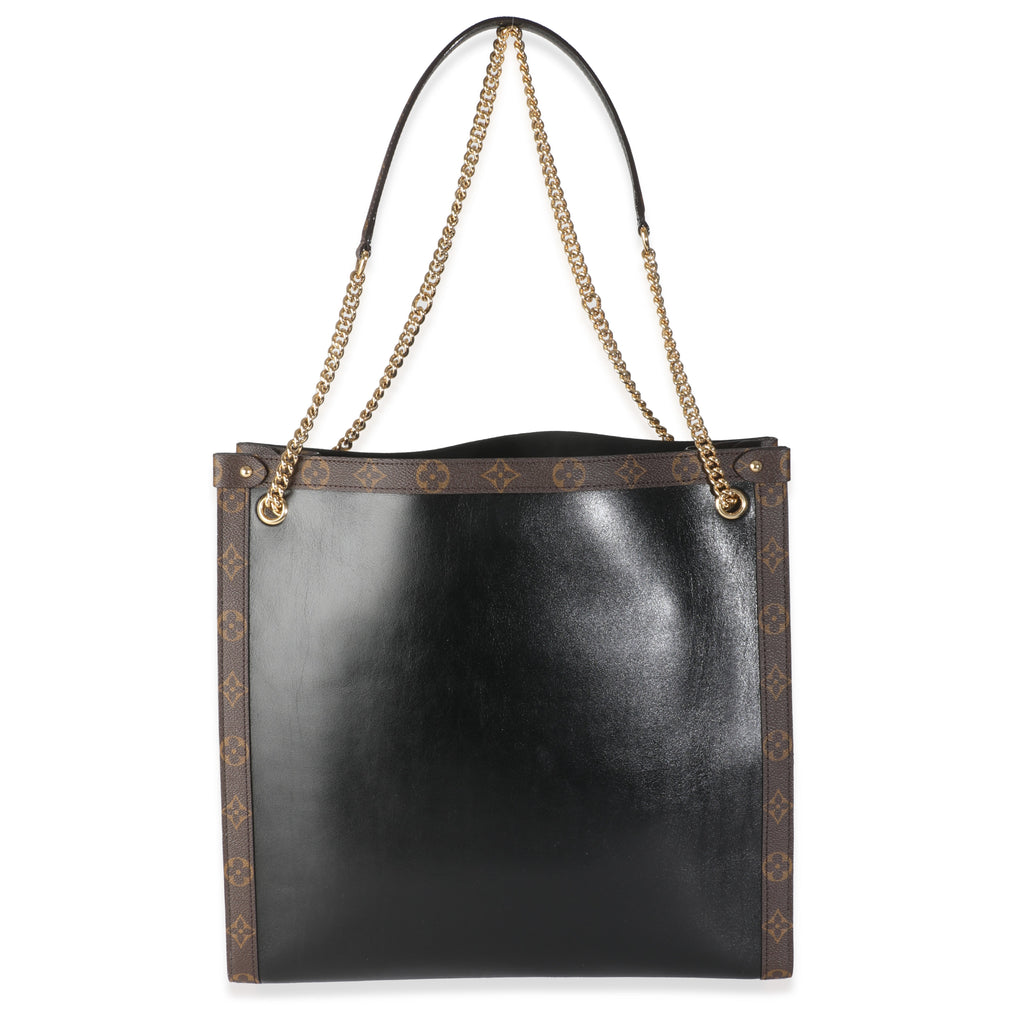 Louis Vuitton Black Calfskin Monogram Canvas Nova MM LV Vibe